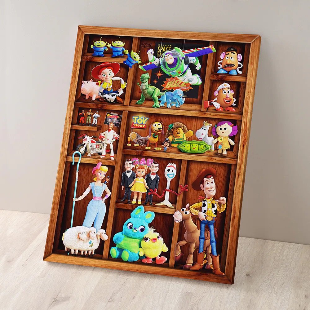 📦訂購 台灣代購 Disney 迪士尼 Toystory 反斗奇兵 玩具收藏櫃 1336片 無框拼圖