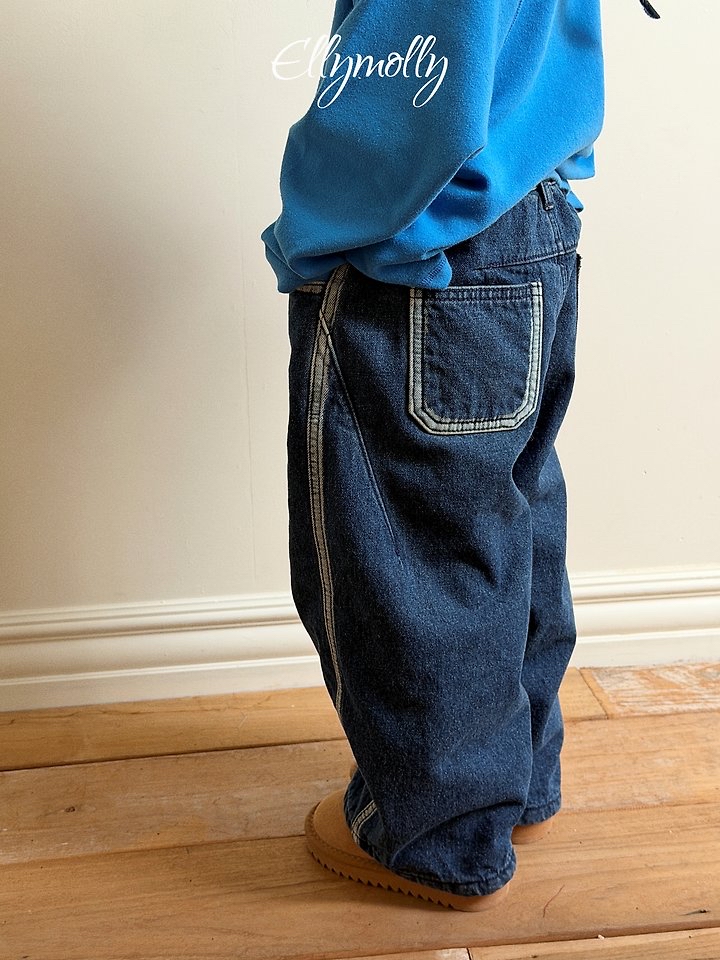 Ellymolly | Fleece-Lined Denim Pants