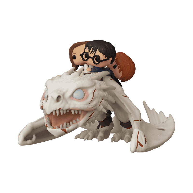 📦訂購 美國代購 Funko POP! Harry Potter Rides Dragon with Harry, Ron, & Hermione Figure 哈利波特 模型