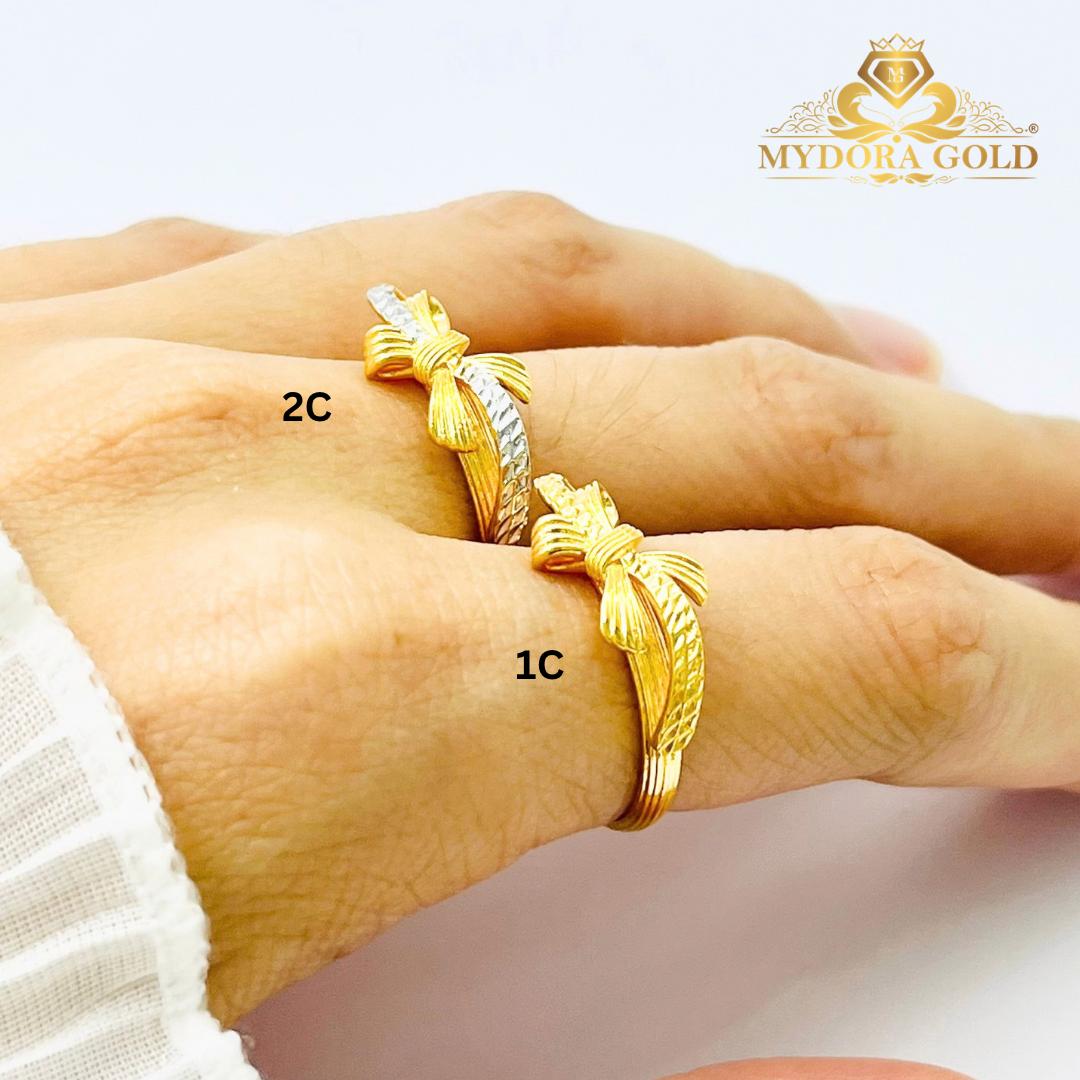 MYDORA Cincin Stylish Ribbon (5G) l EMAS 916/22K