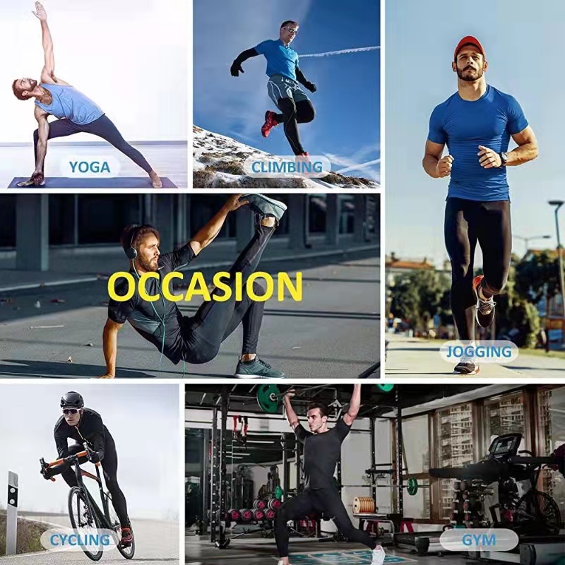 (S - 3XL) Pro Combat Black Tight Pants