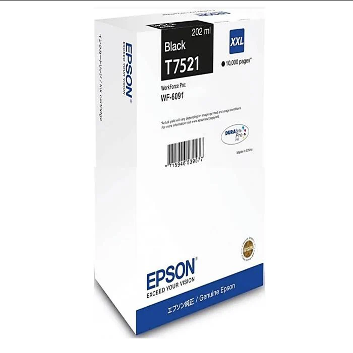 Epson T752 Original Genuine Ink BK C13T752190 CY C13T752290 MG C13T752390 YL C13T752490 WF-6091