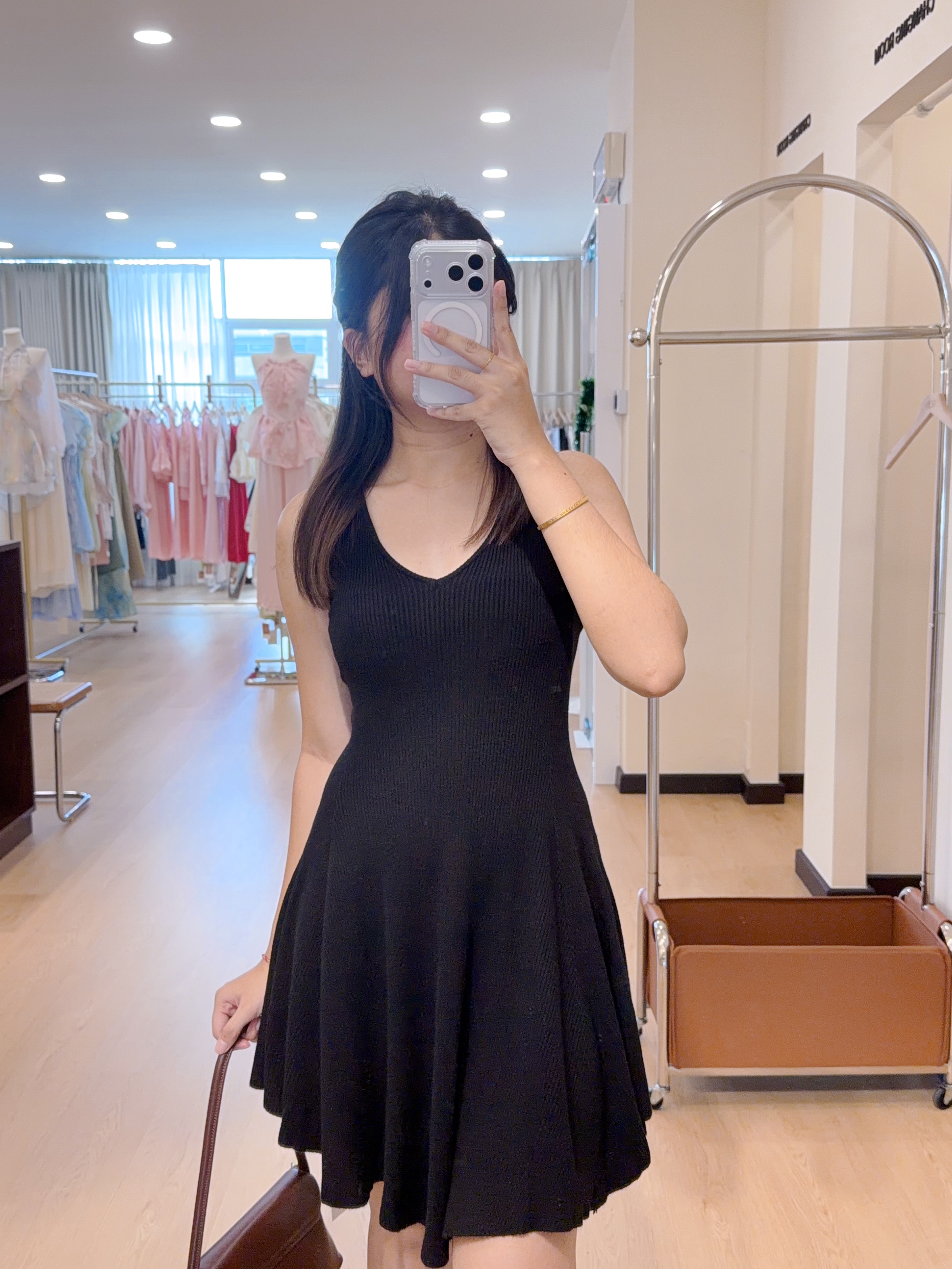 0430吊带针织连身裙