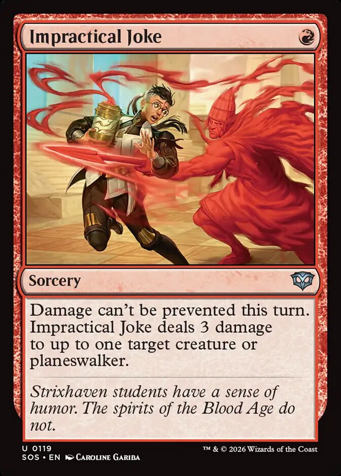 [EN] [Foil] Impractical Joke [SOS-119] U