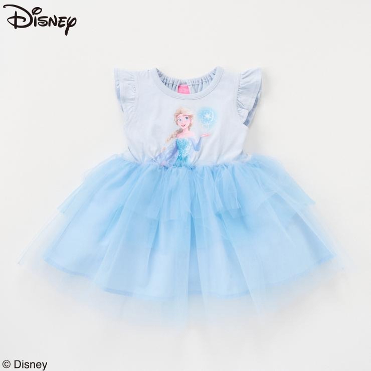 🇯🇵限時預訂 日本直送🇯🇵Elsa印花薄紗荷葉邊連身裙