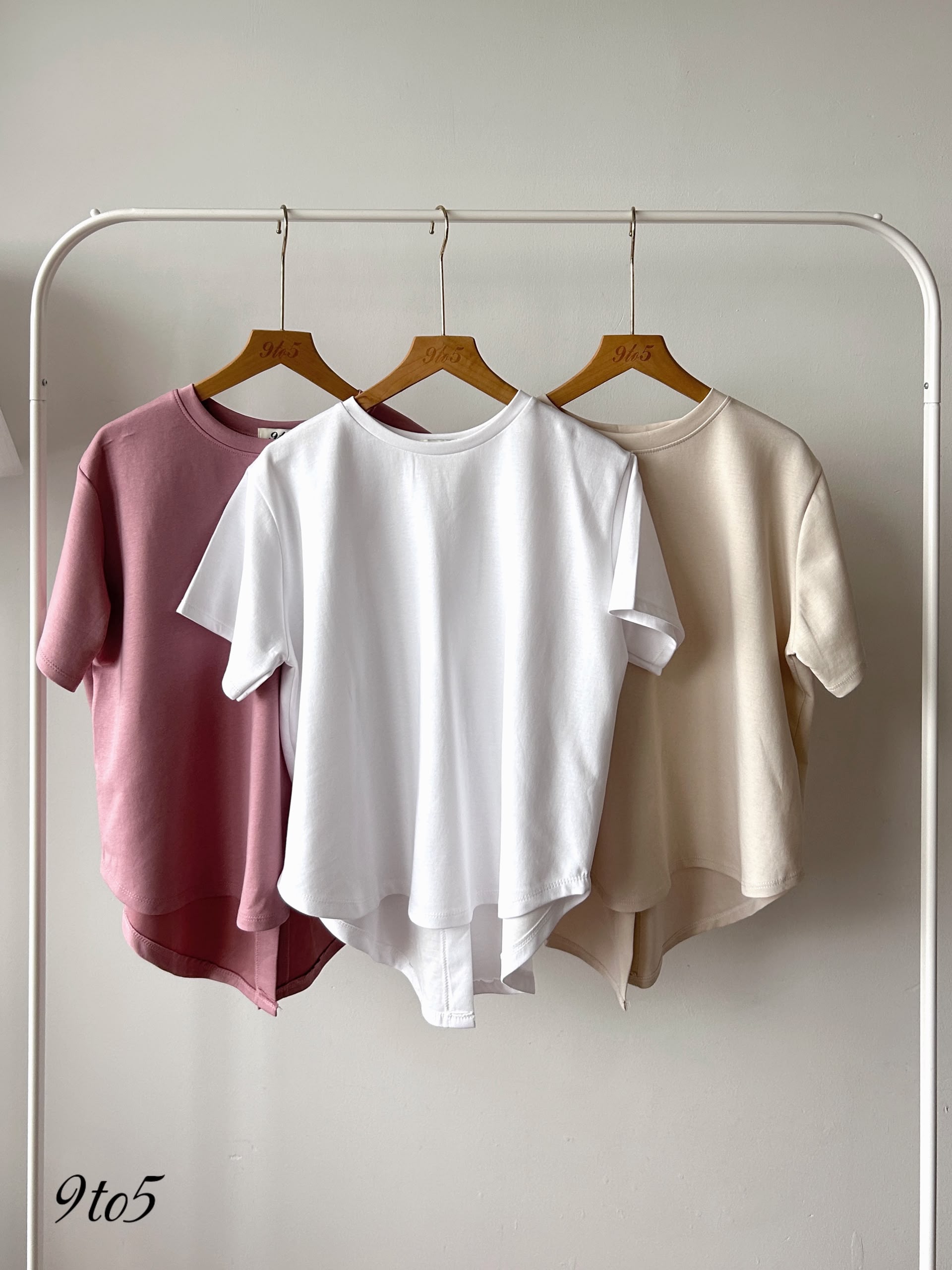 T4393 Oversized Button Tee - 4 Colors 