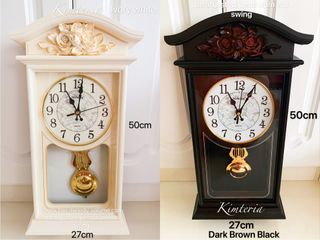 🇸🇬Brand new Vintage Grandfather Wall Clock with Melody