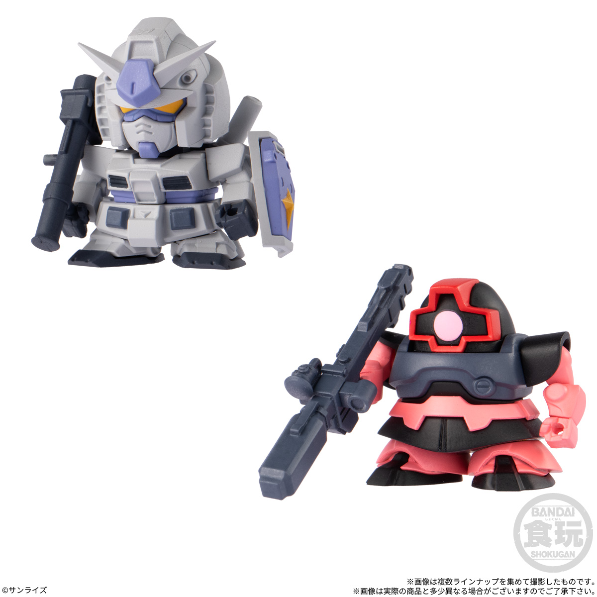 (預訂訂金 $100) (總價 $205) Bandai 機動戰士高達 組裝套件 連餅乾 食玩 第二彈 (原盒10包) (行版) Mobile Suit Gundam Biscuit Vol.2