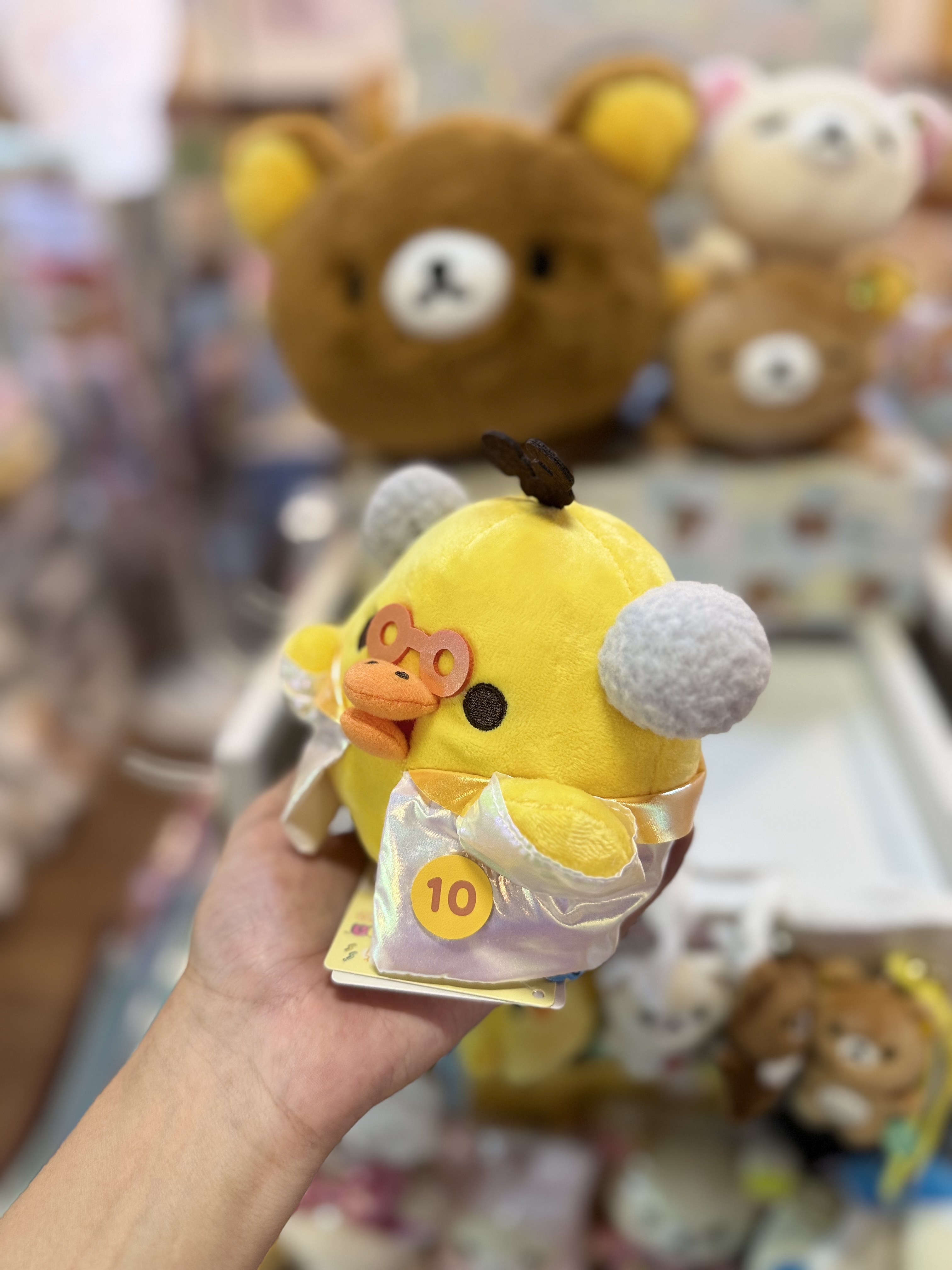 《現貨》全新rilakkuma 實驗室系列公仔 （耳仔可拉（小熊帽子可拉））