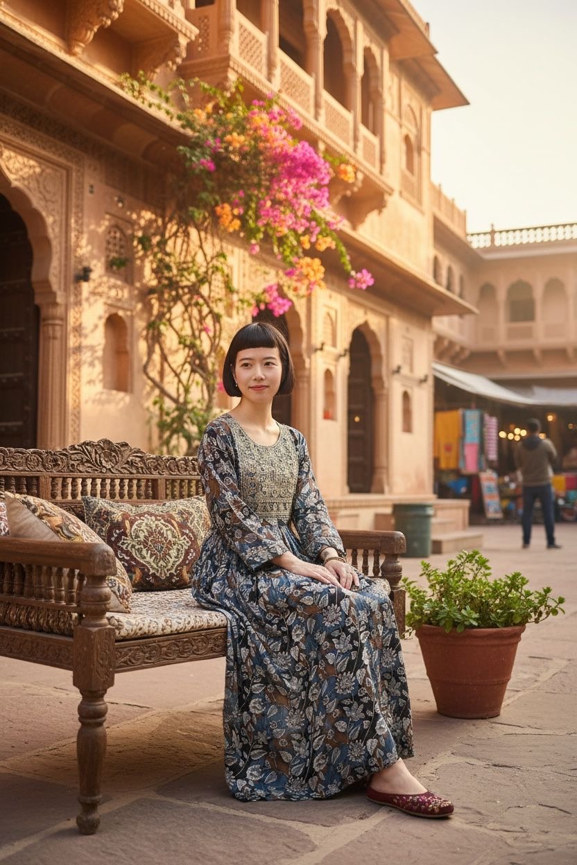 Black Floral X Leaf with SIlver Emb. OP 48" #1053