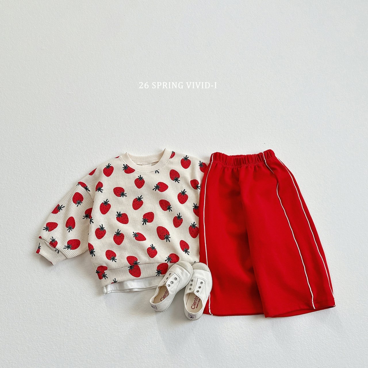 🌸預訂 韓國直送🌸🇰🇷VIVIDI三色兩線條寬鬆闊腳運動褲