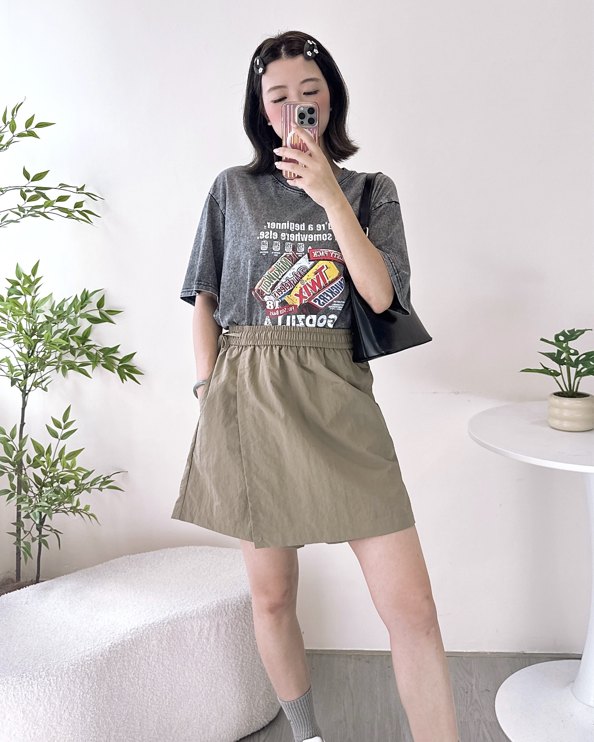 街頭風洗水Print上衣 3色