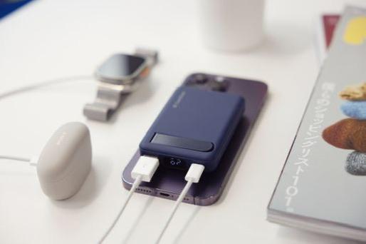 體積最小最輕薄📄CaseStudi Flashmini Stand 8000mAh MagSafe 行動電源