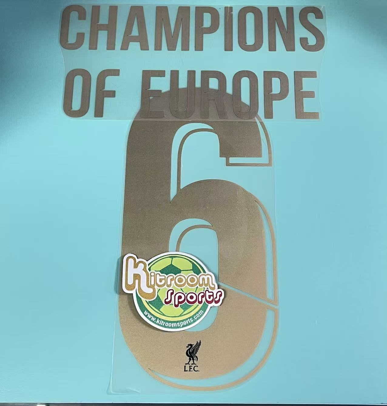 2019-20 Liverpool CHAMPIONS OF EUROPE #6 UCL Nameset