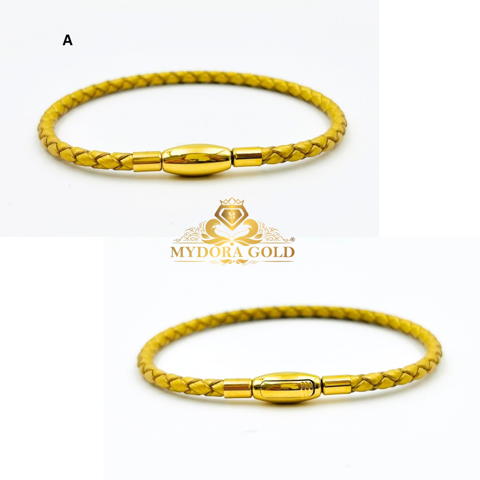 MYDORA Clip Clip Leather Bracelet