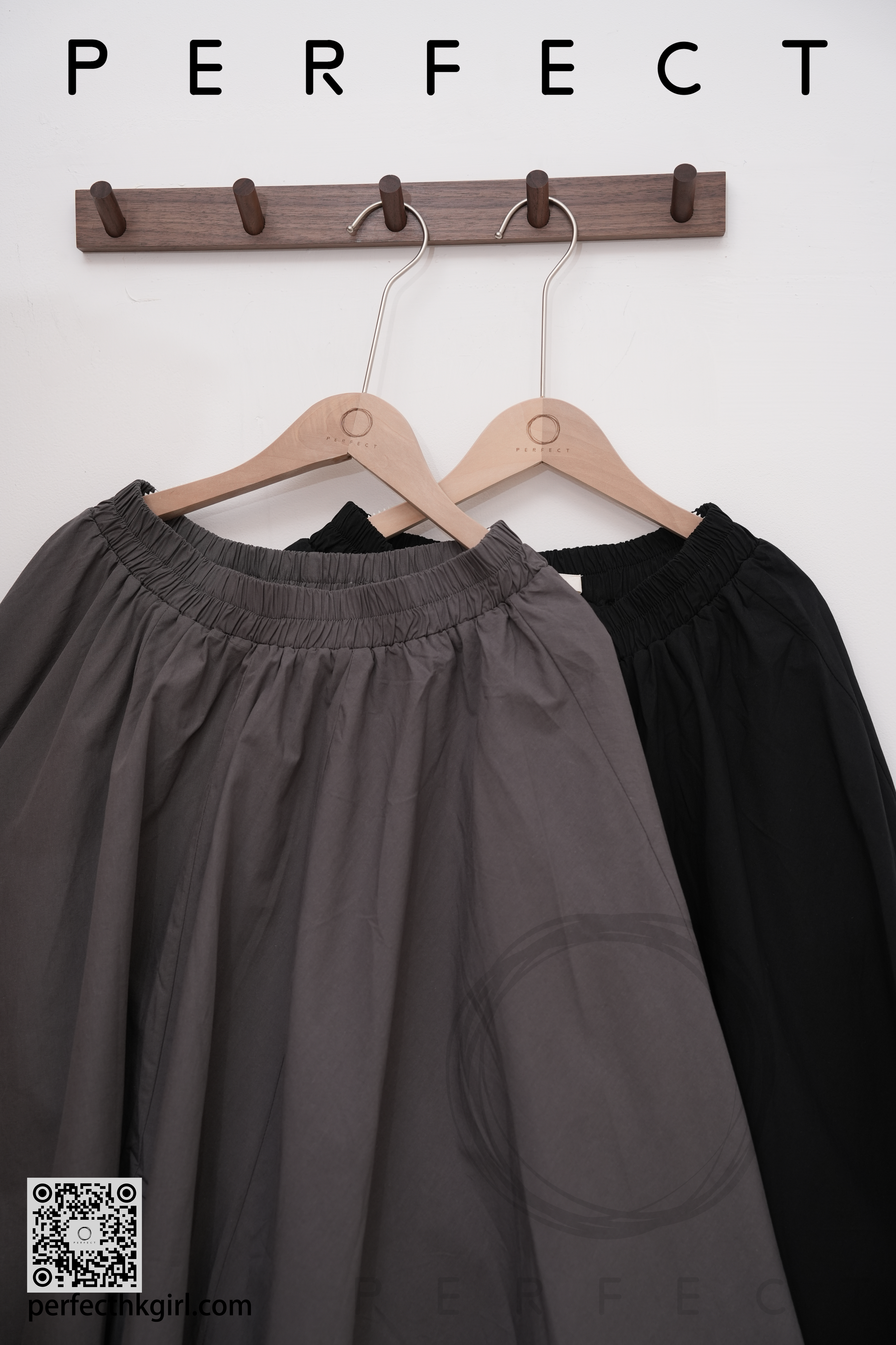 S0030_設計感多層次半身裙（顯瘦黑）