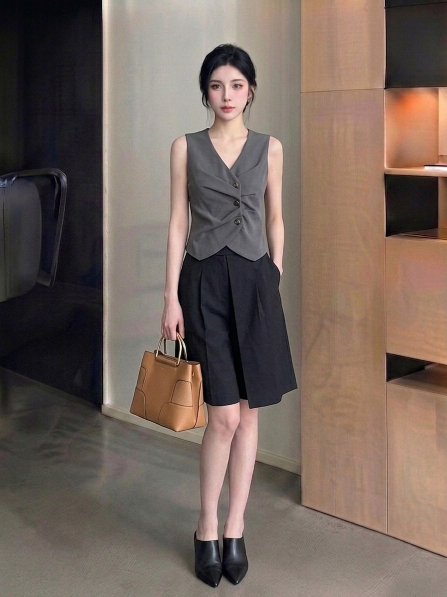 Asymmetrical Vest M240