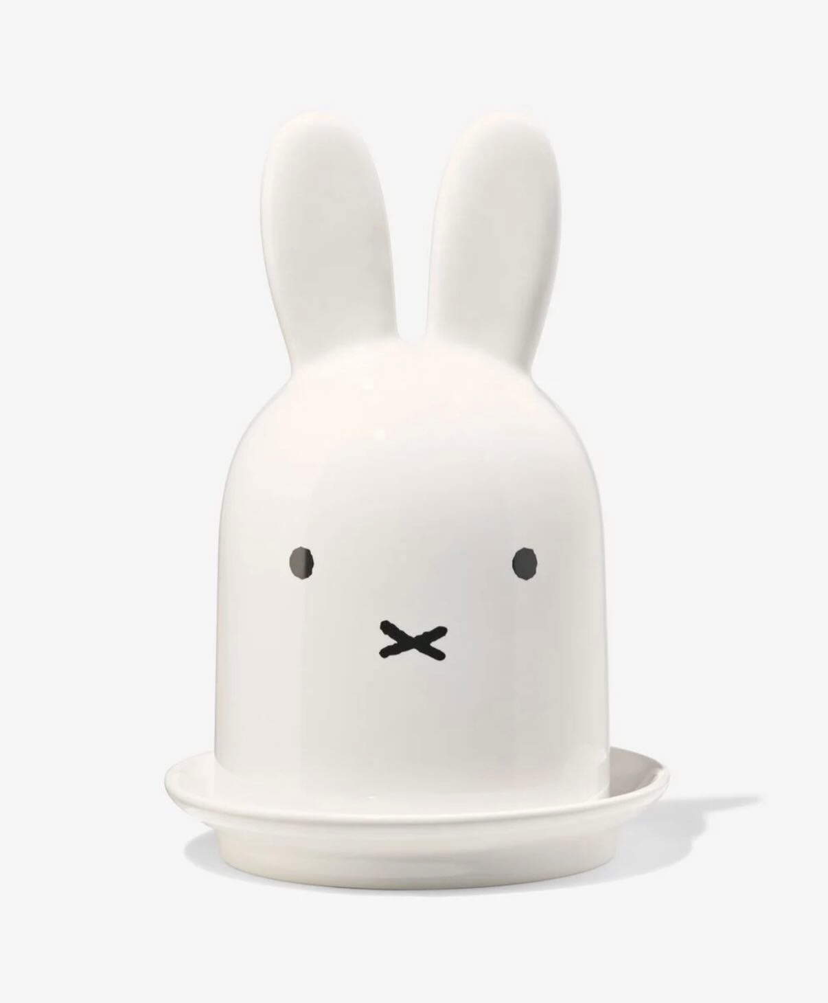 Miffy glass butter holder