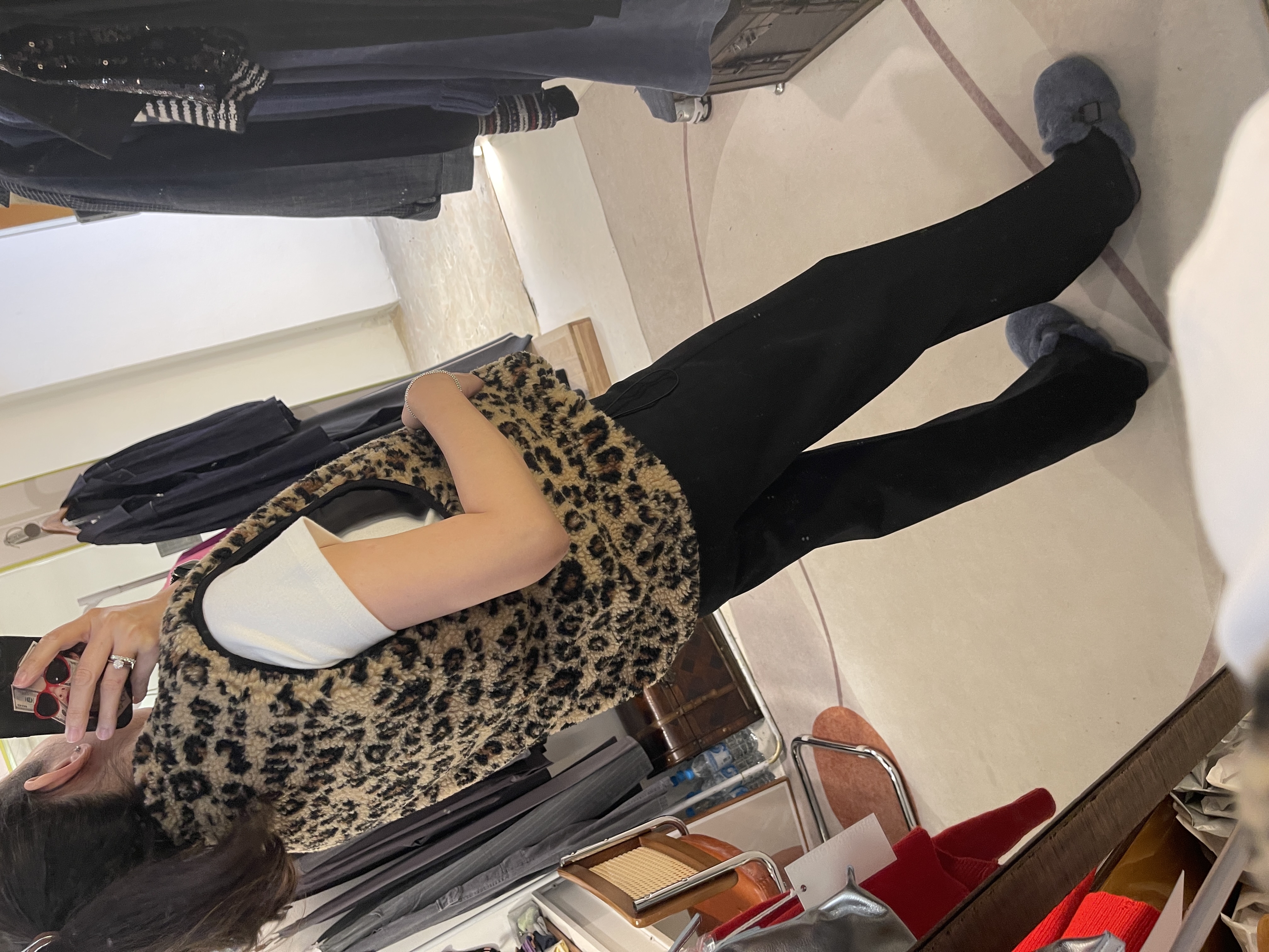 Lace waist fall pants