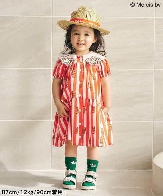 🇯🇵預訂 日本直送🇯🇵Apres les cours x Miffy系列兩色人物滿印條紋翻領連身裙