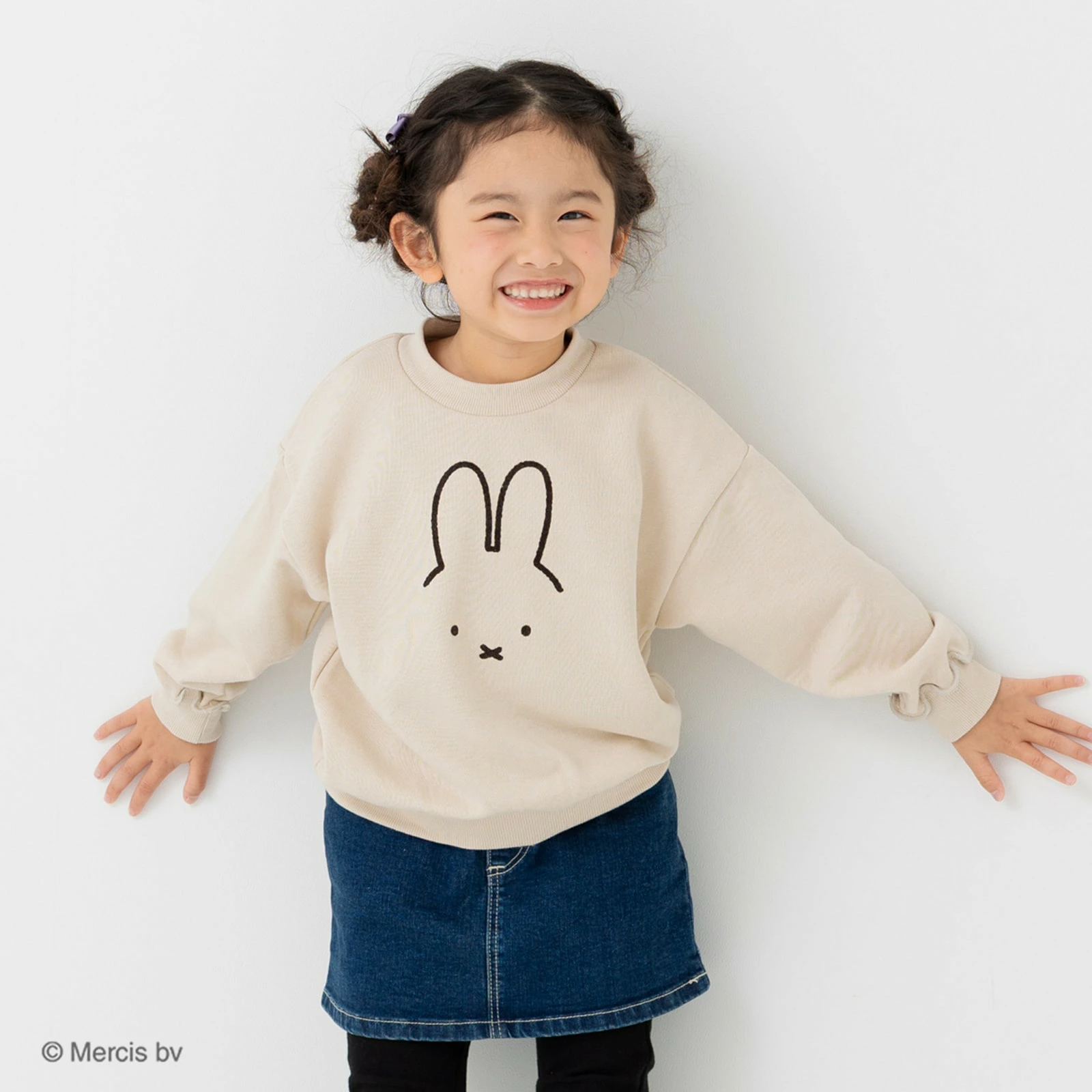 🆕【⭐訂購⭐】🇯🇵日本直送 🌀#Miffy 閃閃珠片/印花/刺繡 束袖衛衣 🌀[PLIA-0110]  [261011]