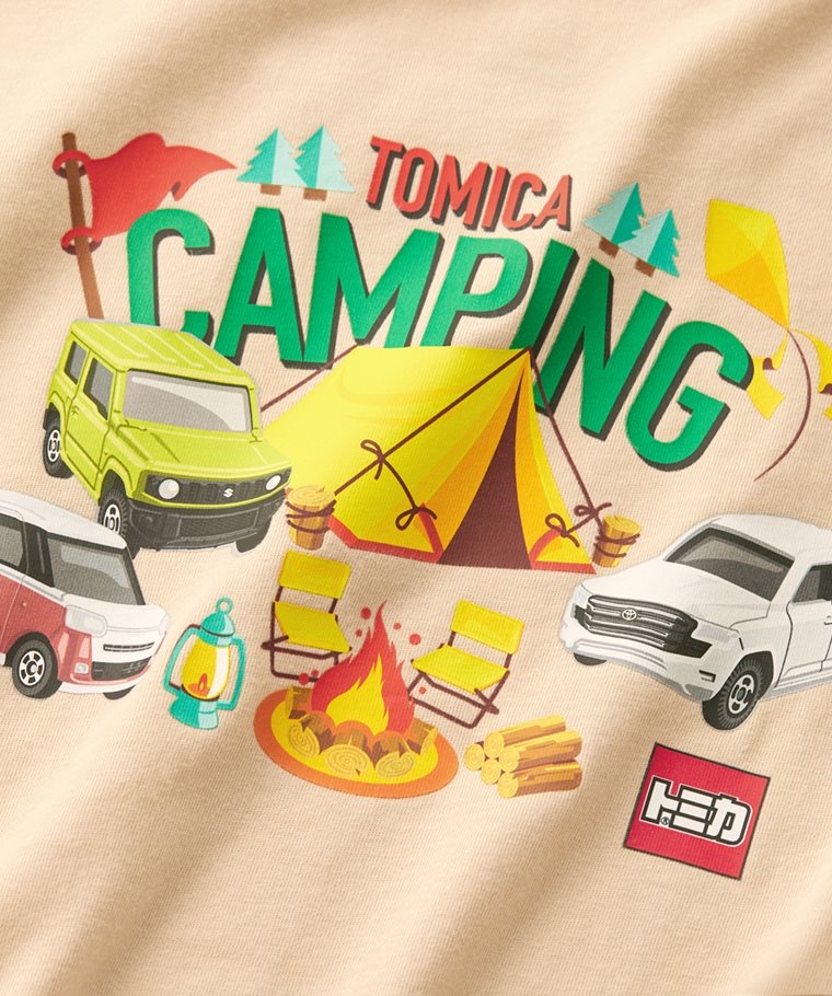 💚預訂 台灣直送💚Tomica露營印花純棉短袖T恤