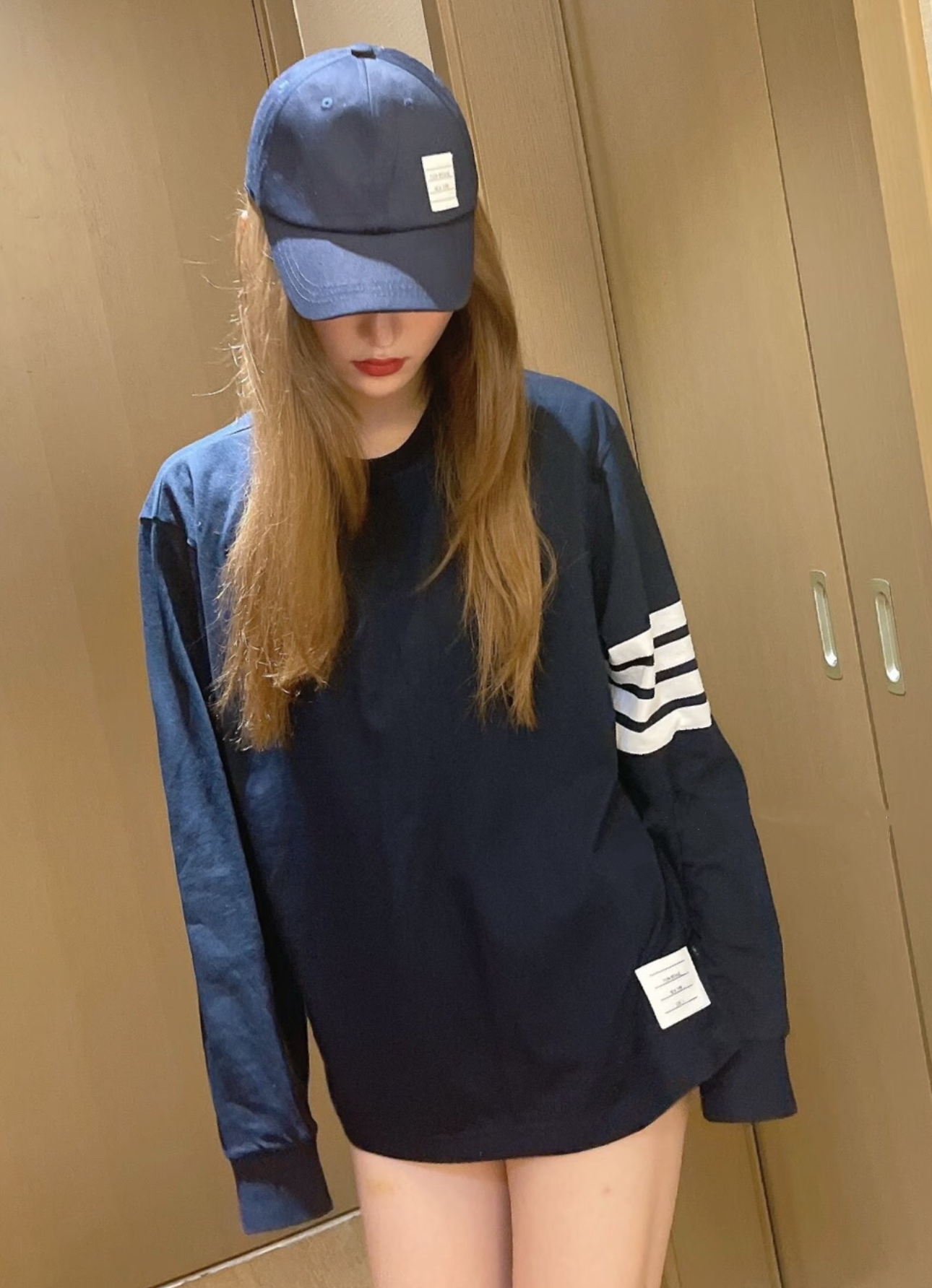 訂貨📮 Thom Browne深藍色圓領長袖 Tee Size 36/38  限時優惠😍