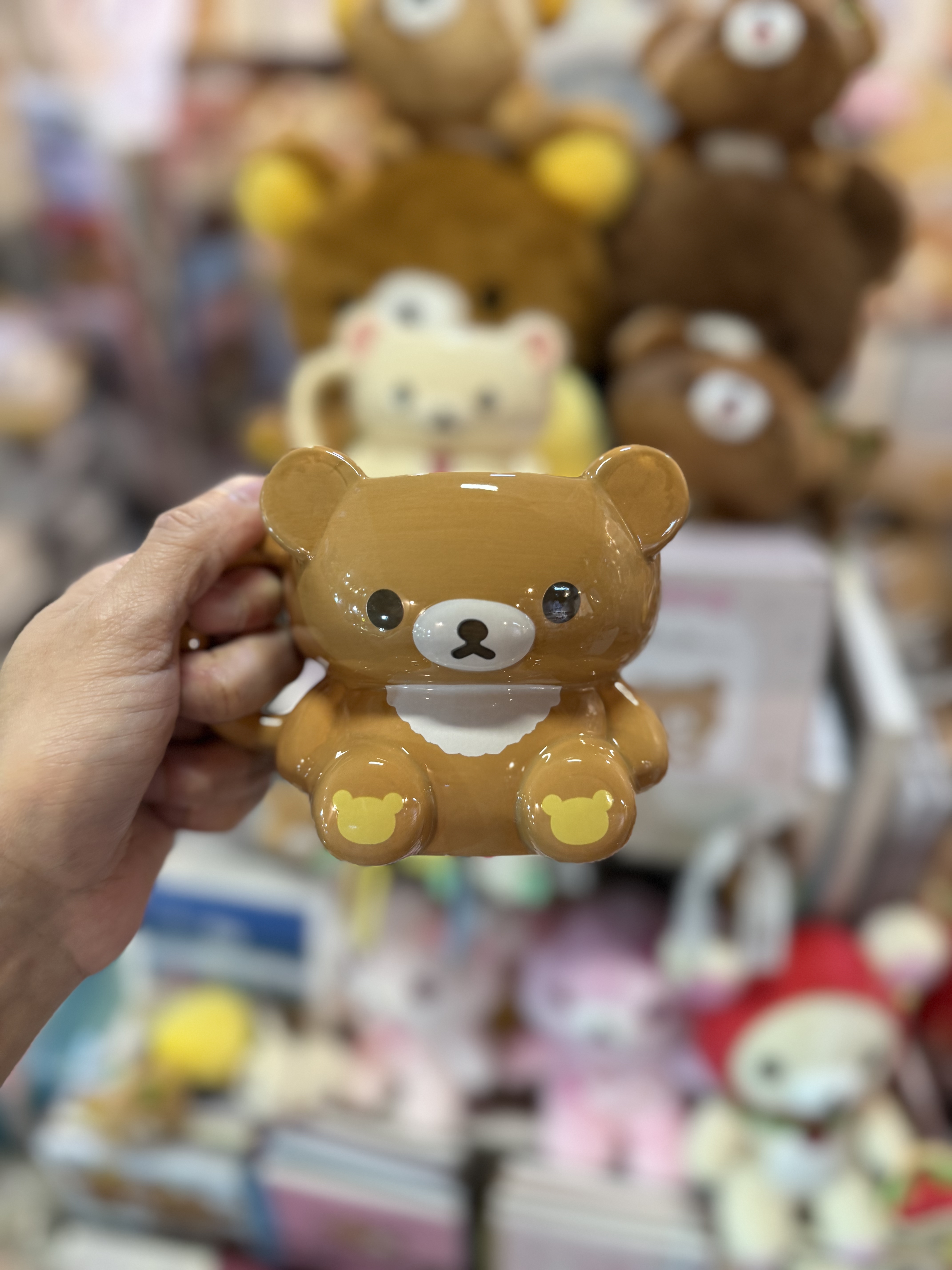 《現貨》全新RILAKKUMA化妝派對系列有耳陶瓷杯