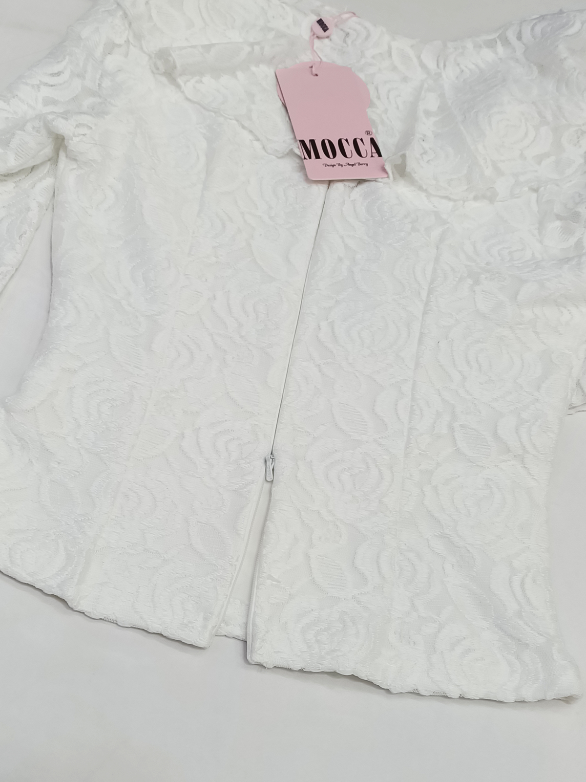 Elisse Lace Ruffle Blouse Top M166