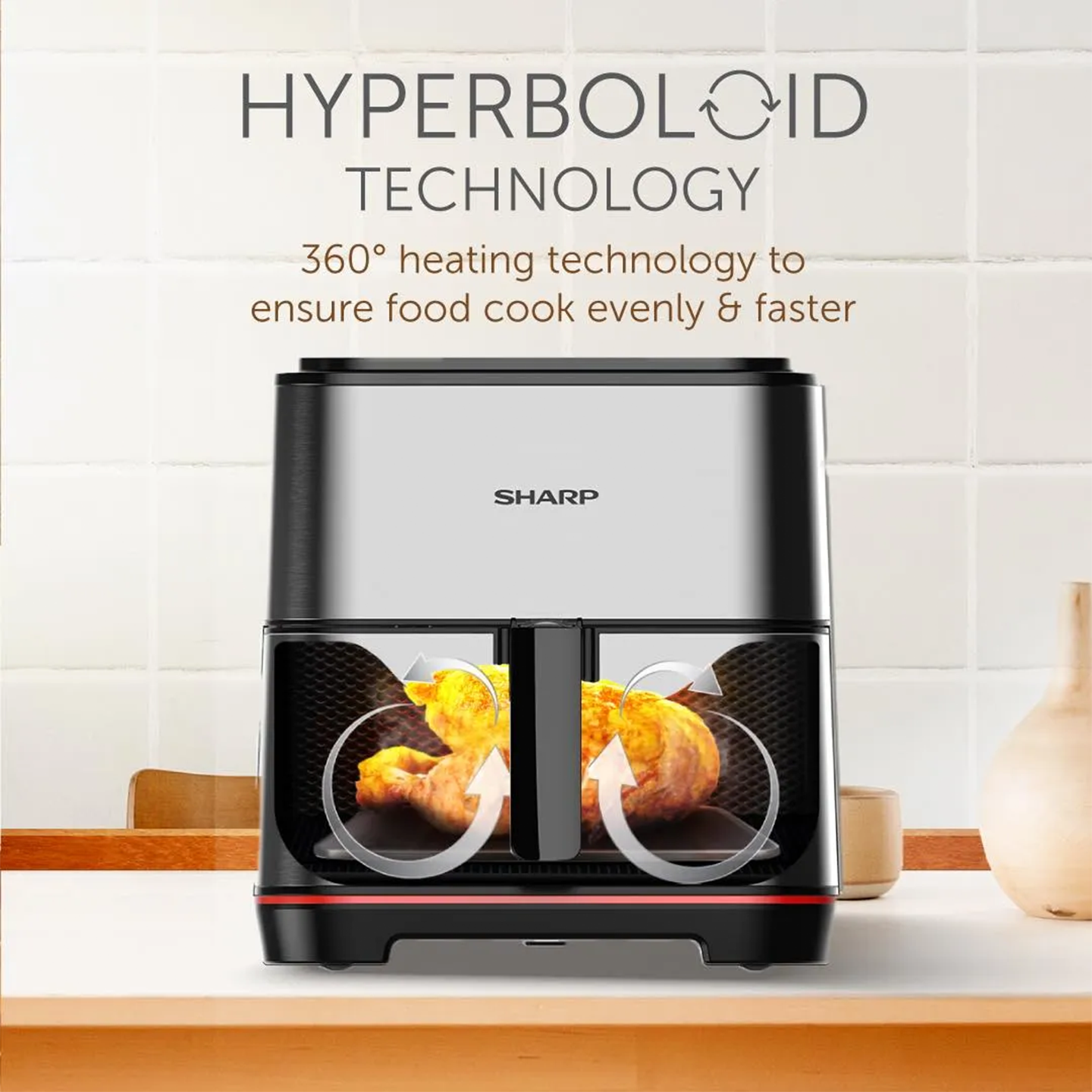 Sharp 5L Air Fryer (KFAF50MBK)