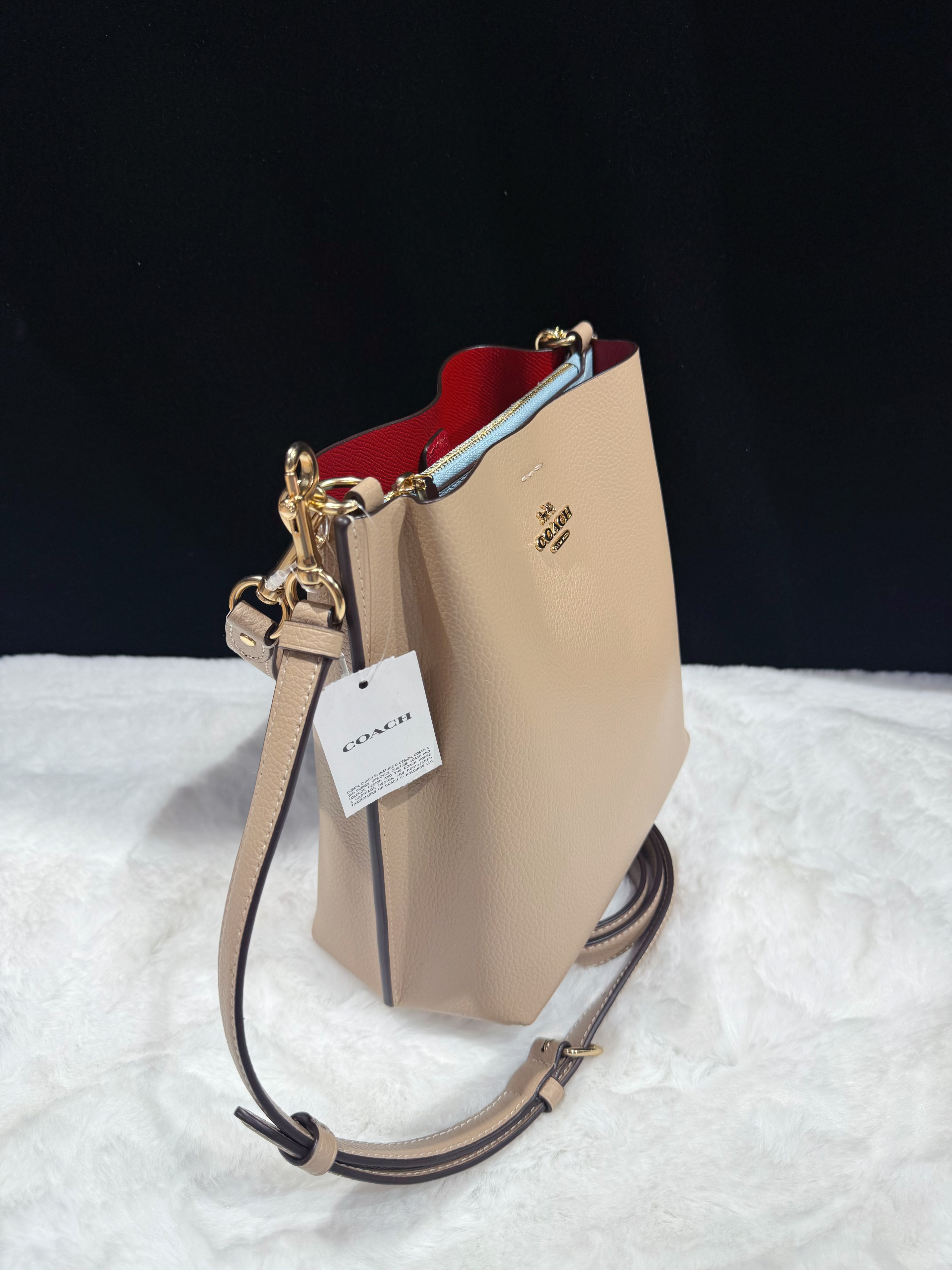 Coach Mollie bucket S beige