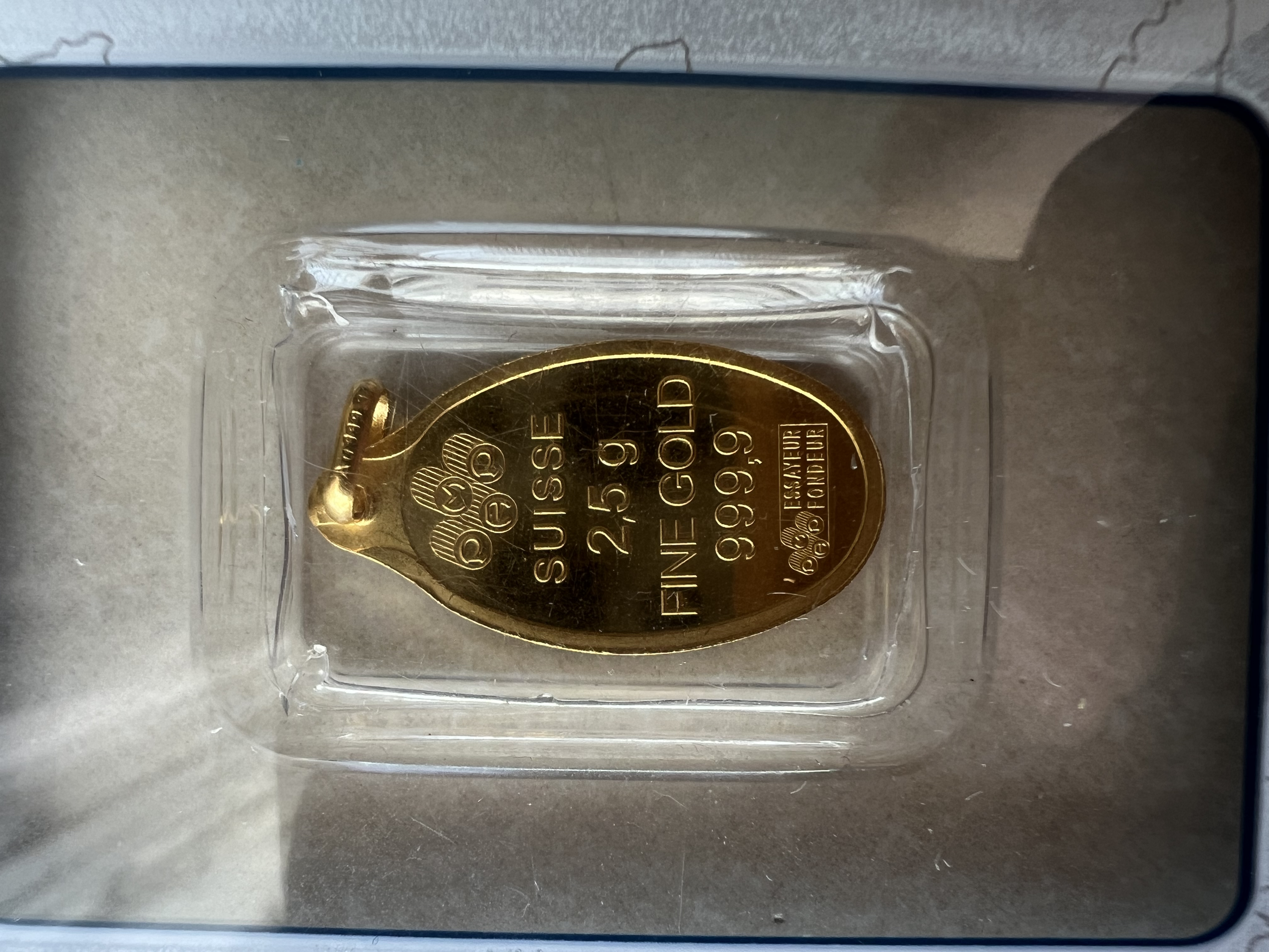 (SN:3163)PAMP Rosa Pendant 2.5g (2.7g)🇨🇭Swiss Fine Gold Bar Emas 999.9 (open sealed) 玫瑰吊坠