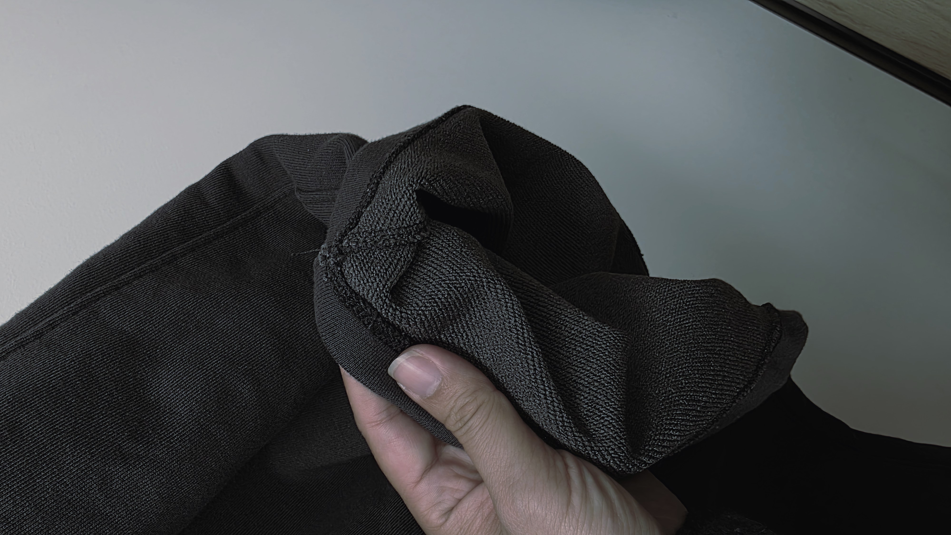 韓國炭灰綁繩棉料中長裙