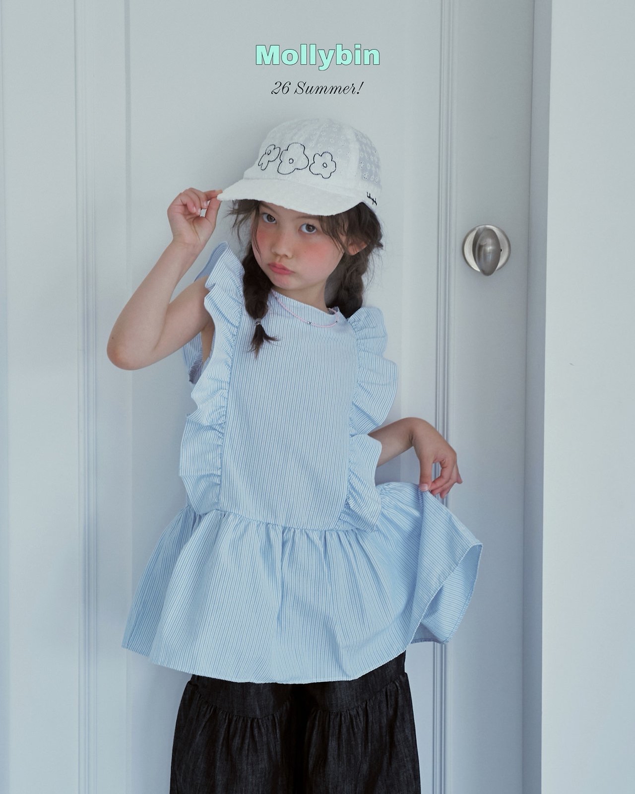 Molly | stripe OPS(Blue L105-115)