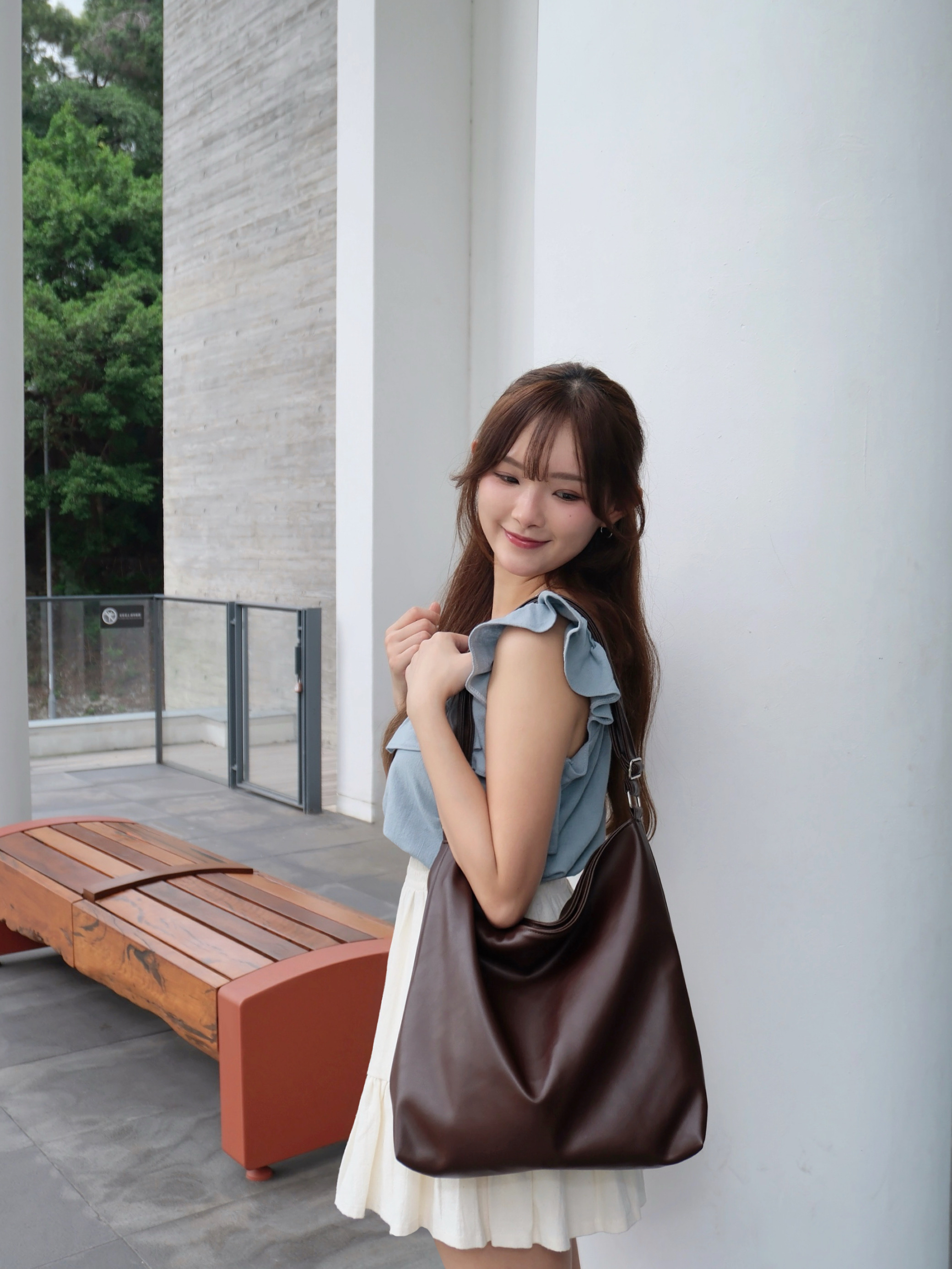♡︎TH - 自家仿皮Hobo bag L