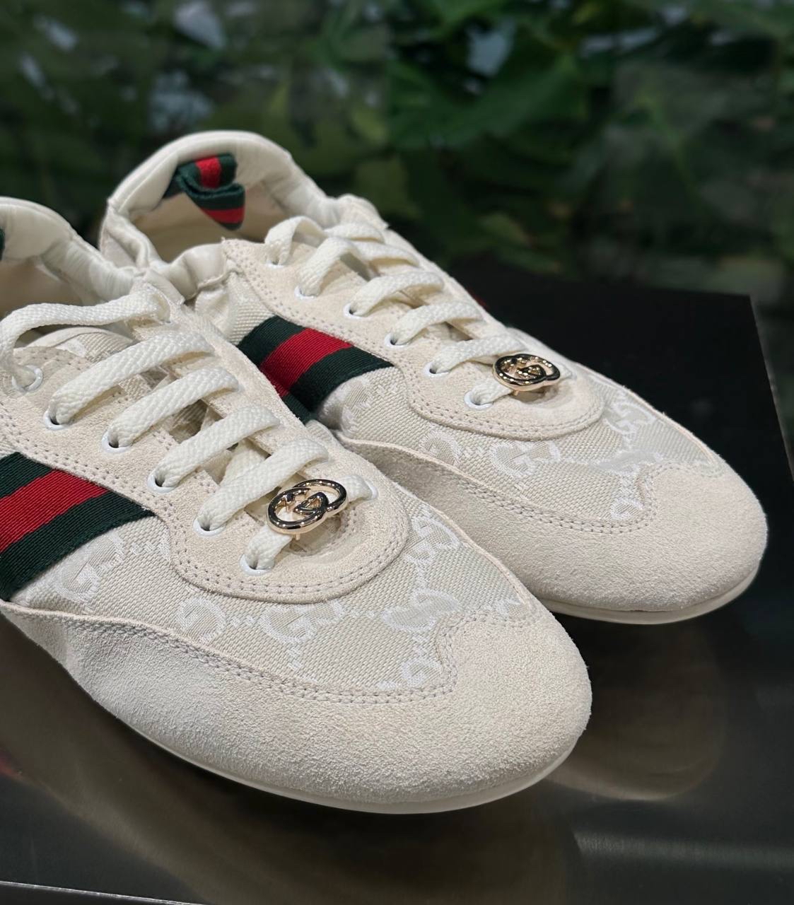 超級特價✨新款🆕訂貨🍒 Gucci suede sneaker   🔖Size 37 37.5 38.5