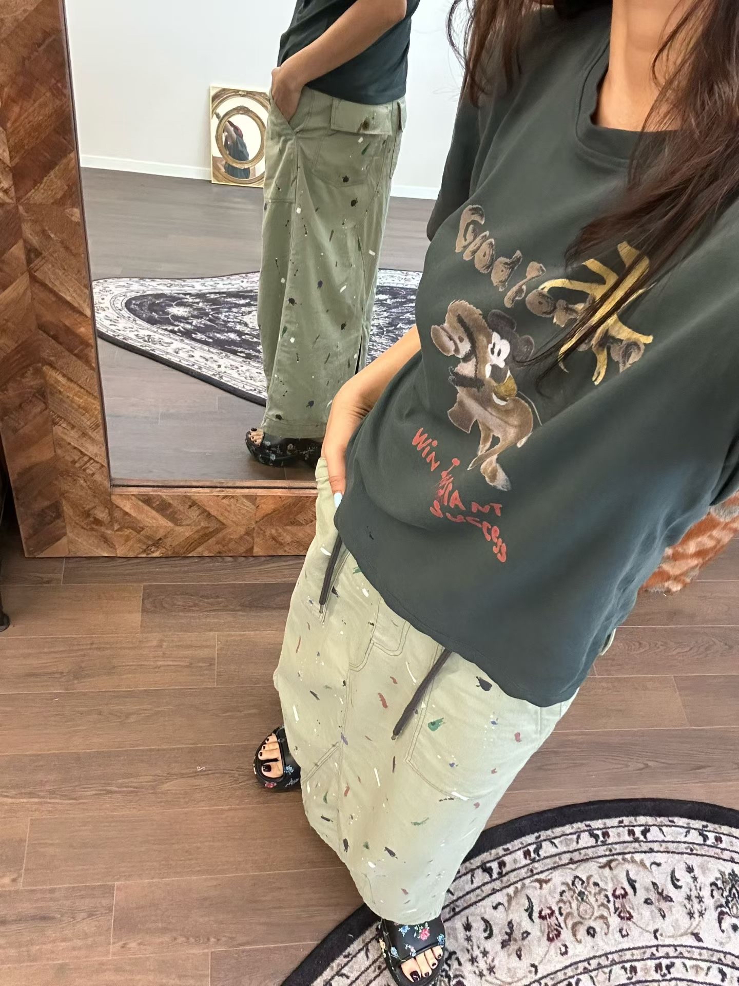 Long Ink skirt 