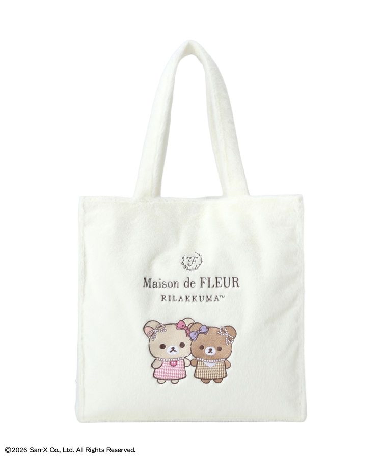 🎀【預訂】Maison de FLEUR × RILAKKUMA Tote Bag W