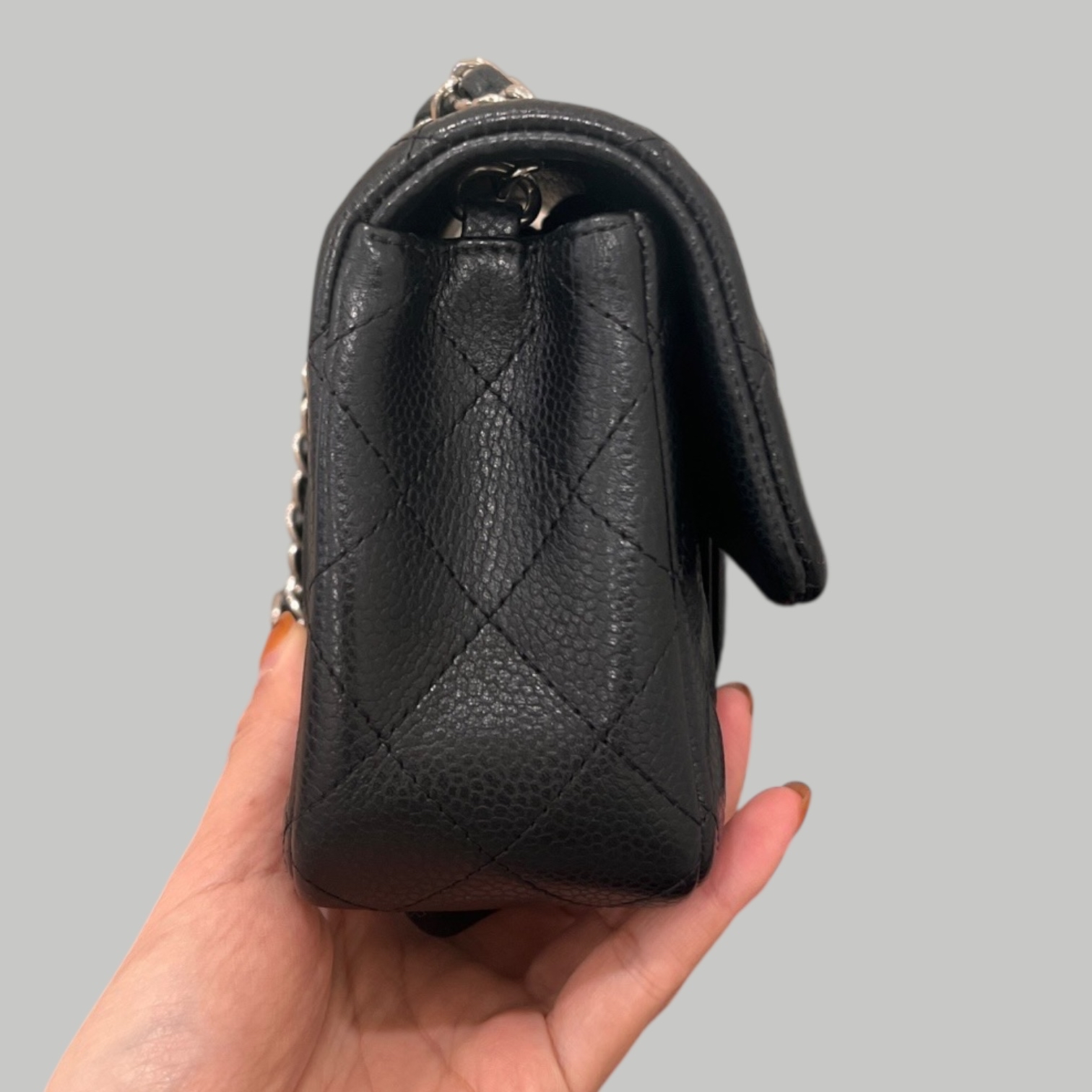 Chanel Caviar 20cm 銀扣