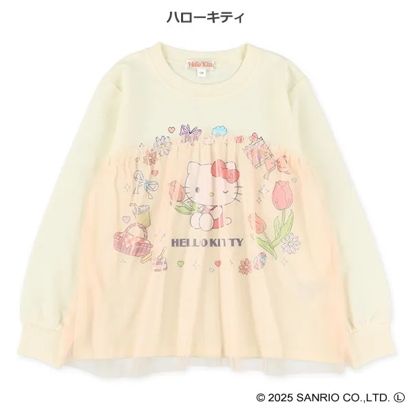 <🌟訂購🌟>Sanrio薄紗圈地料長袖衫