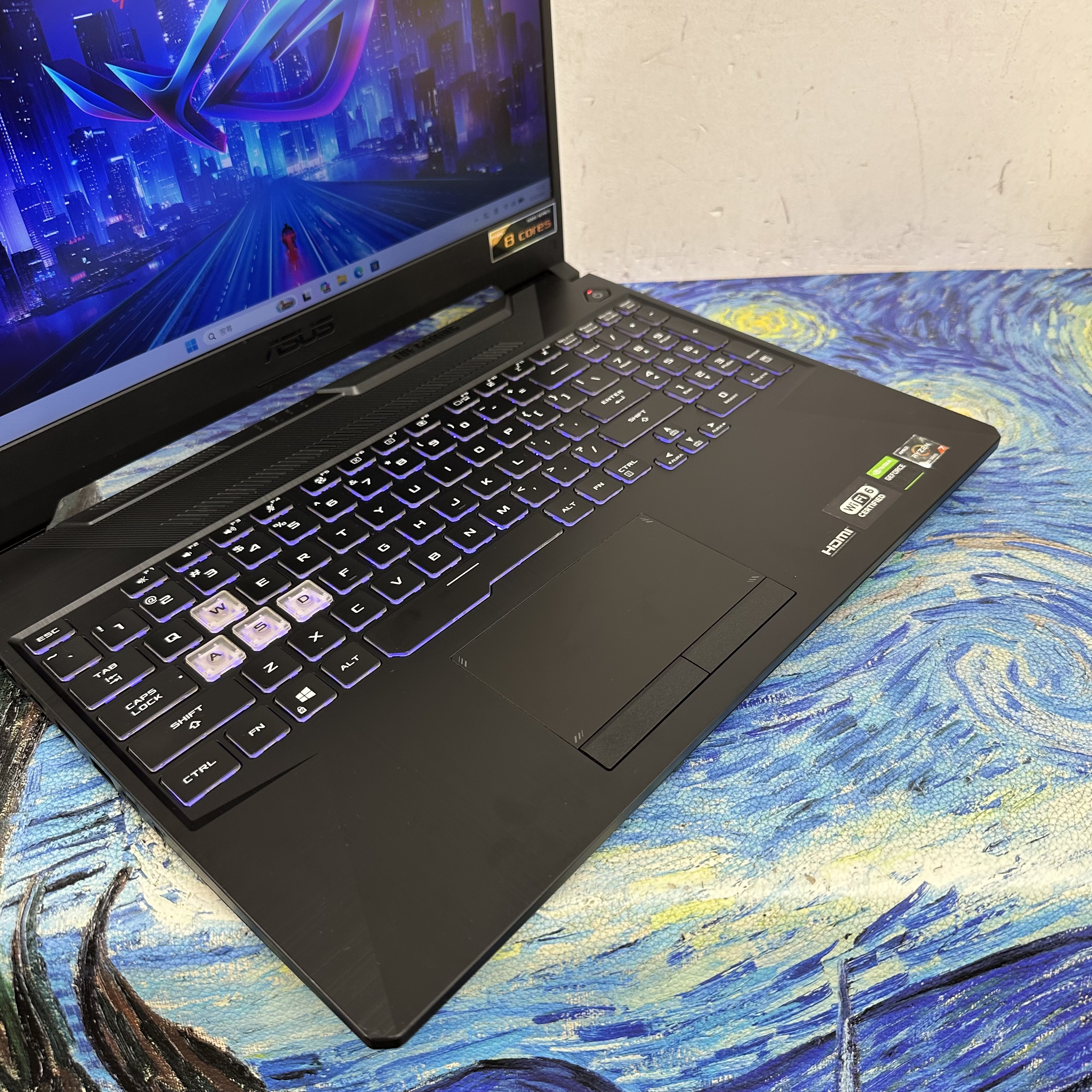 #5966 ASUS TUF AMD Ryzen 7 5800H /16GB Ram/512GB SSD/RTX 3070獨立顯示卡/240Hz高刷/TUF系列/RGB Keyboard/ Gaming Laptop / Notebook / Laptop / YouTube / Netflix / Win11