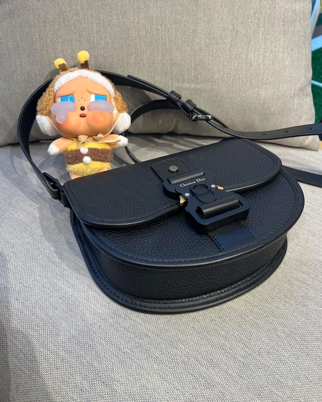 Dior Mini Gallop Shoulder Bag calfskin  100%Authentic, 98%New ✅Dust bag