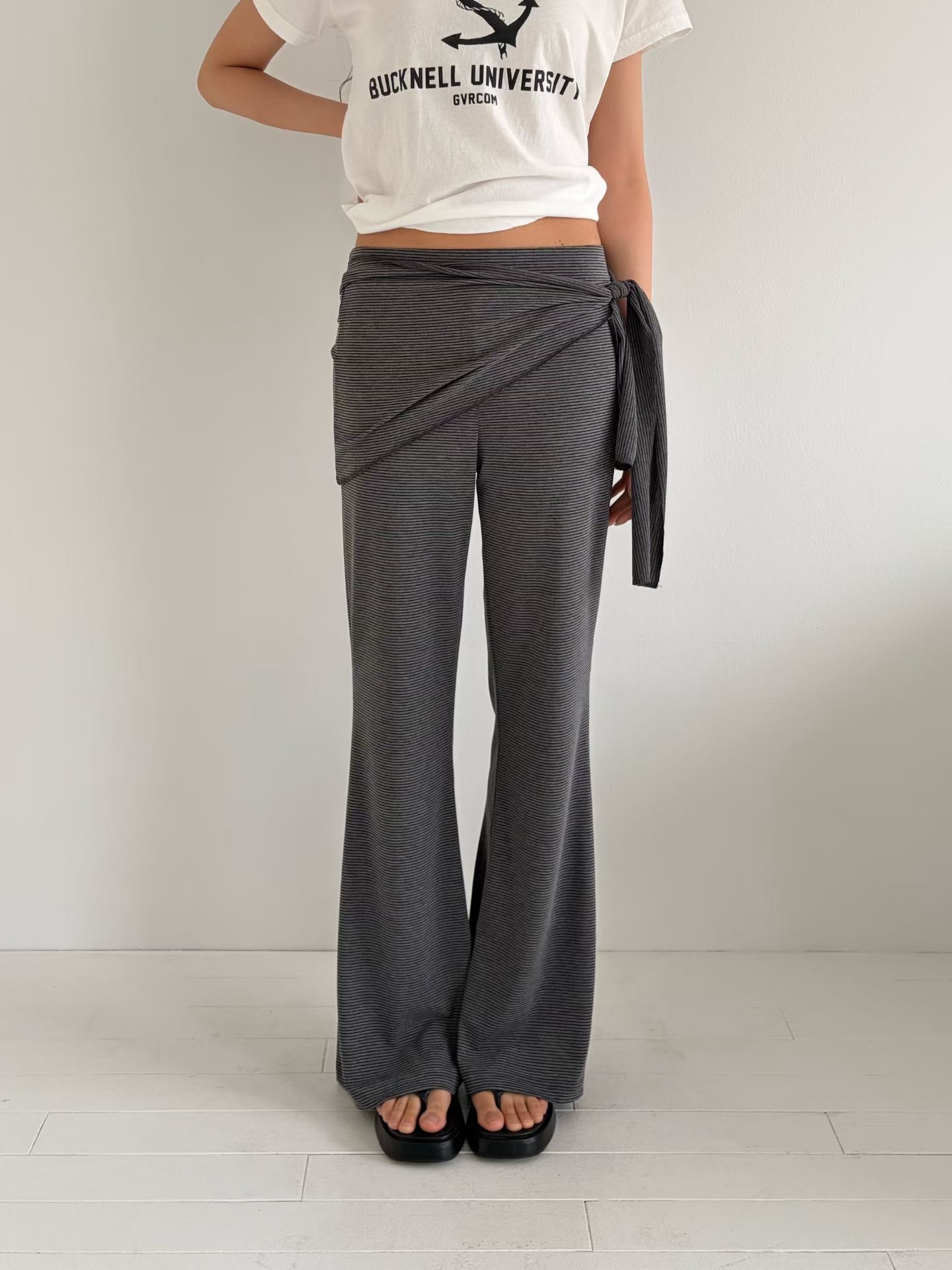Pants with scarf