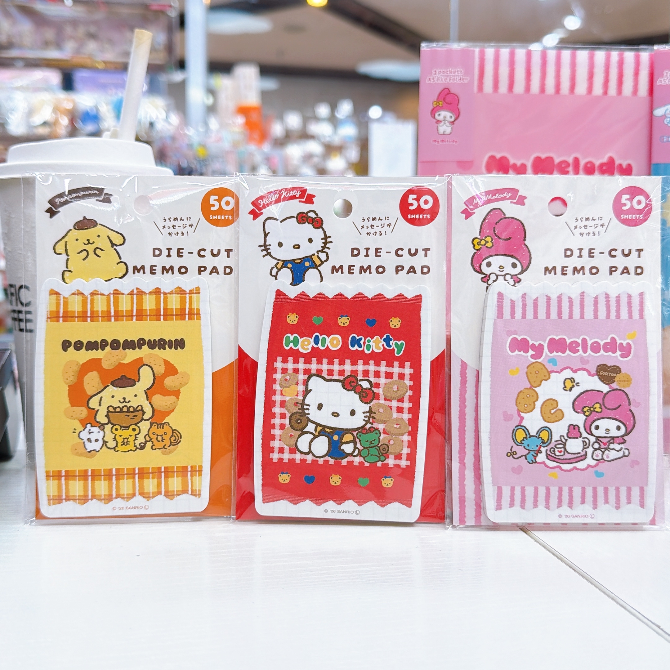 日本直送Sanrio  布甸狗Melody Kitty memo 