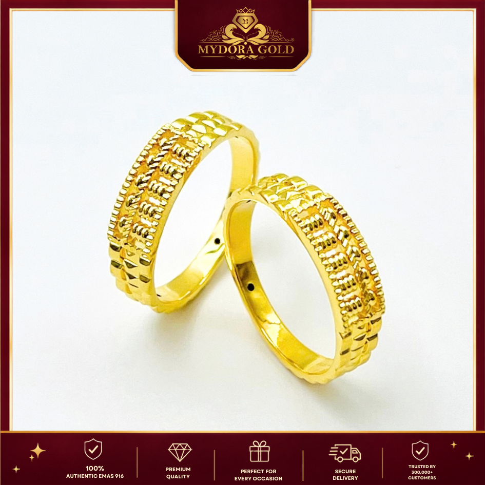 MYDORA EMAS 916 Cincin Sempoa Lexendra (5G) l EMAS 916/22K