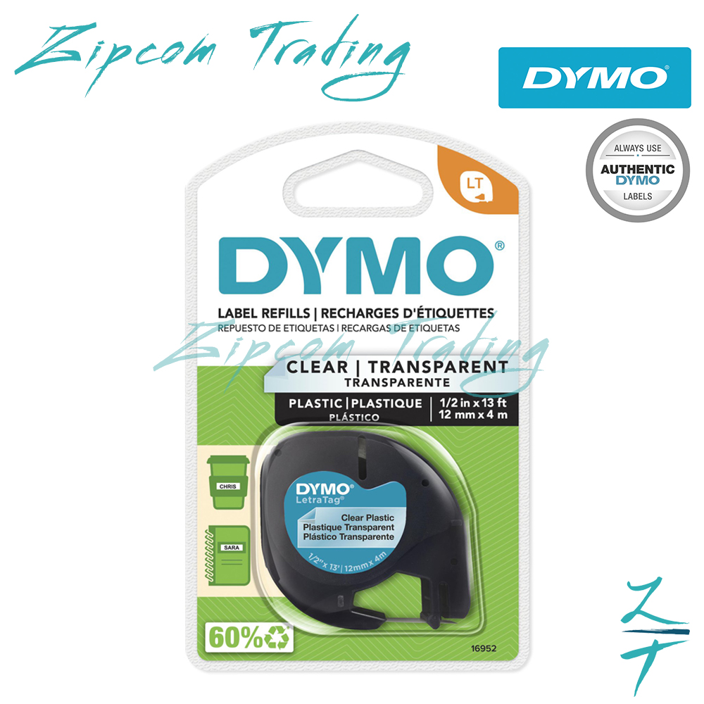 DYMO Letratag Label Maker Tape (12 mm x 4 m )