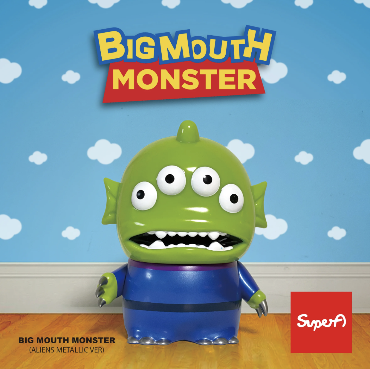 大口怪獸 Big Mouth Monster (金屬色外星人版本）