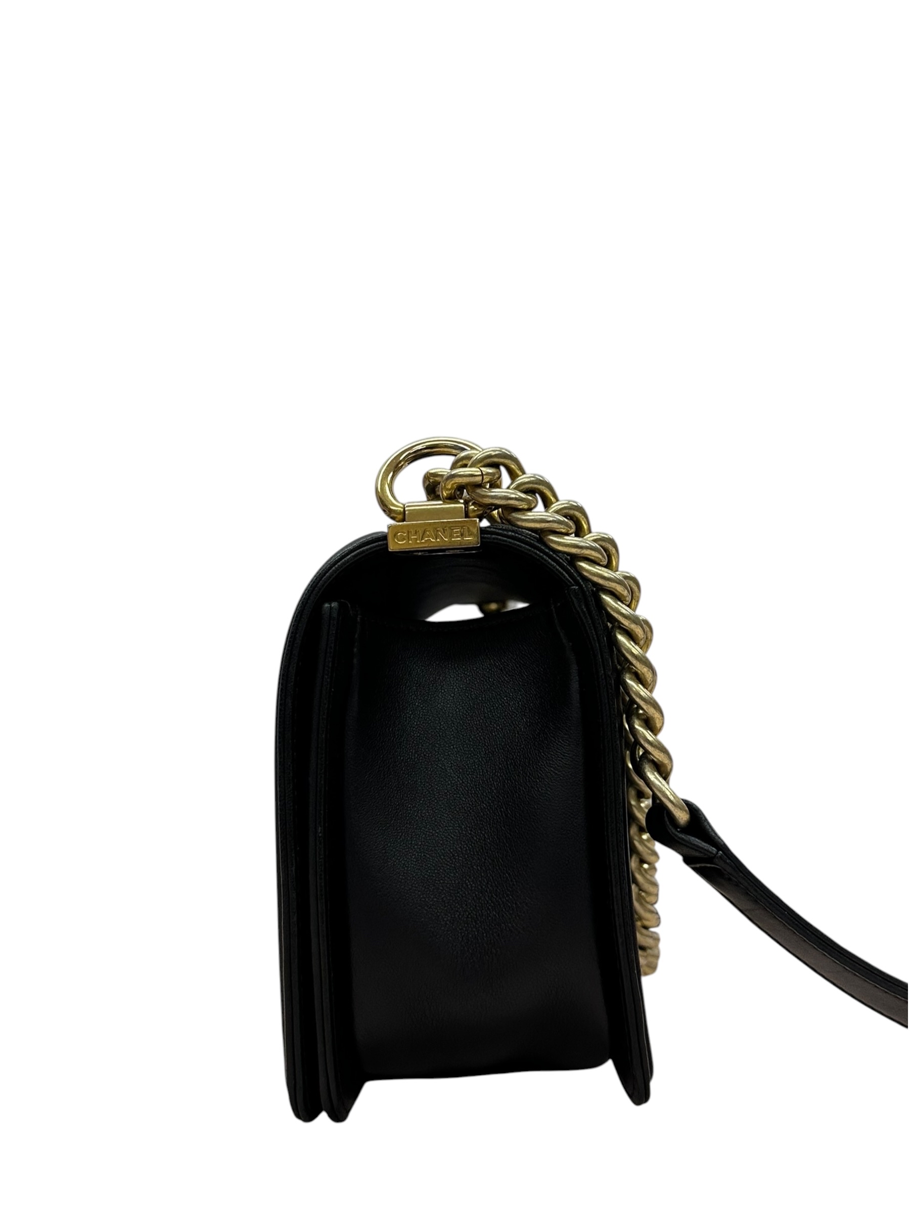 Pre-owned Chanel Boy 25 Flap Bag Lambskin / Product Code:082106