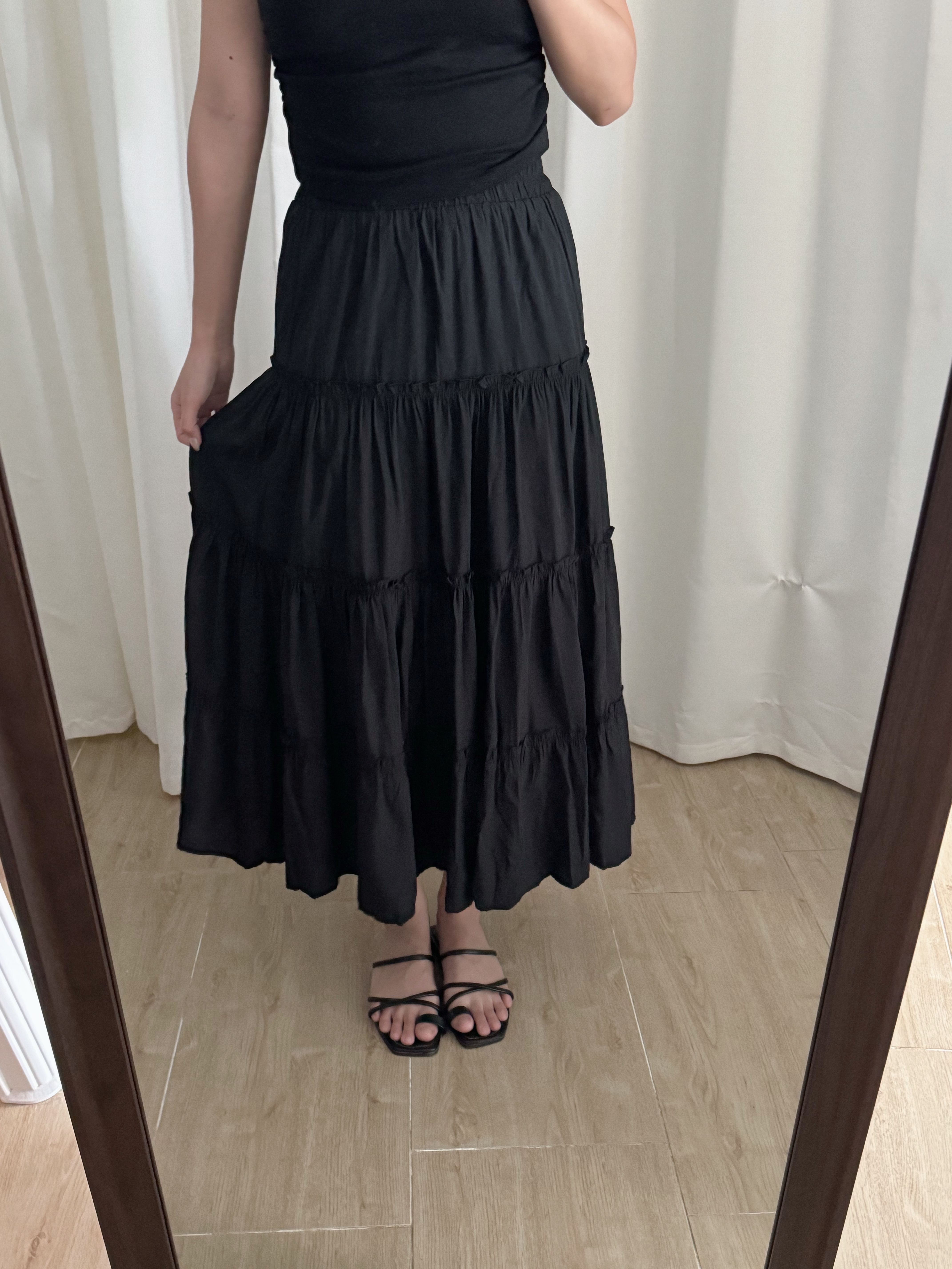 蓬蓬感蛋糕長裙(兩色入)