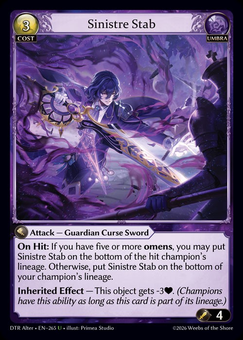 Sinistre Stab / DTR-Alter-265 (U)